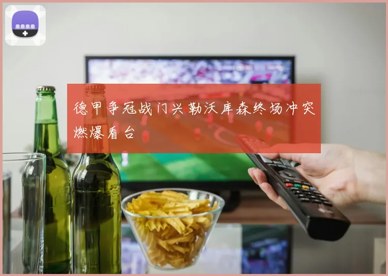 德甲争冠战门兴勒沃库森终场冲突燃爆看台